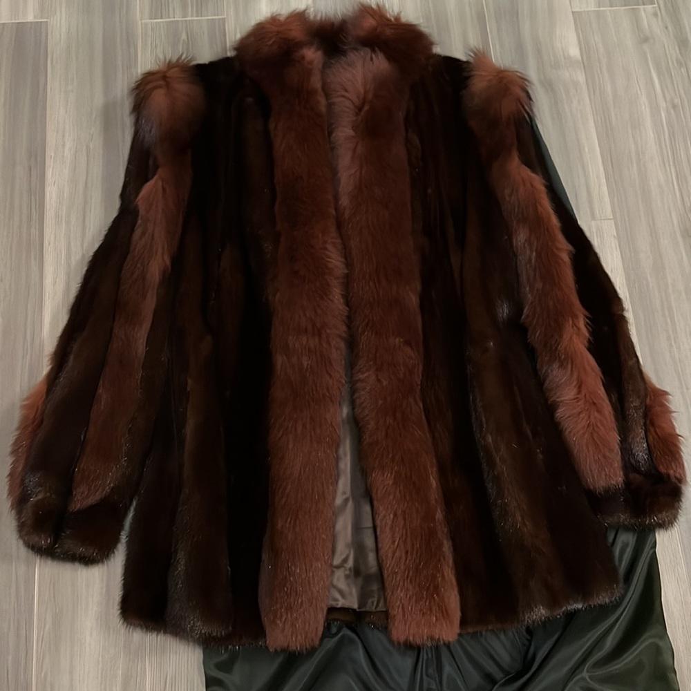 Vintage top quality mink coat from Carol and Mary , Hawaii.